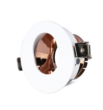 GU10 - Runde-Hvid+Rosaguld