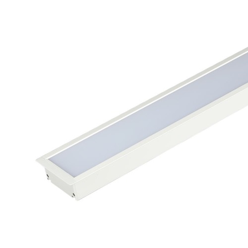 40W LED Lineær Lys - Samsung Chip, 4000K, hvidt hus