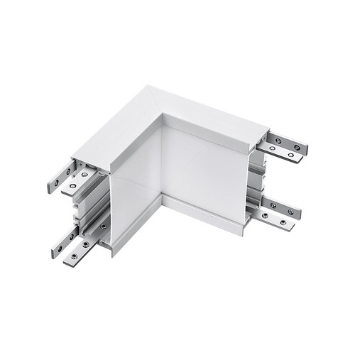 10W - L-formet connector, Samsung chip, 4000K, sølv hus