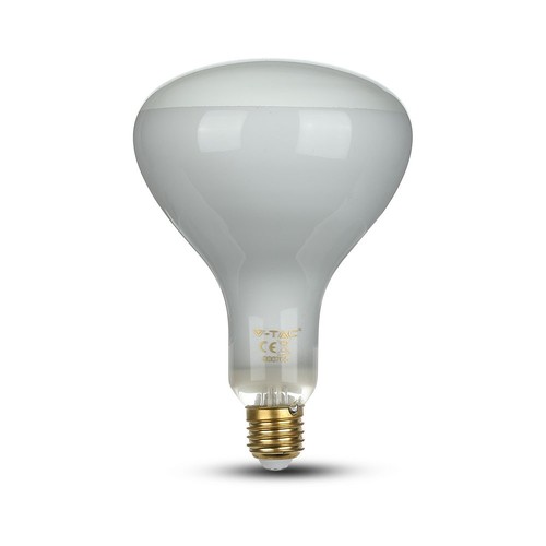 8W R125 LED Kultrådspære E27, 4000K Dæmpbar