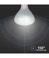 8W R125 LED Kultrådspære - Dæmpbar, R125, E27, 230V