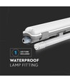 150cm 22W vandtæt LED armatur - IP65, 6400K, inkl. LED rør