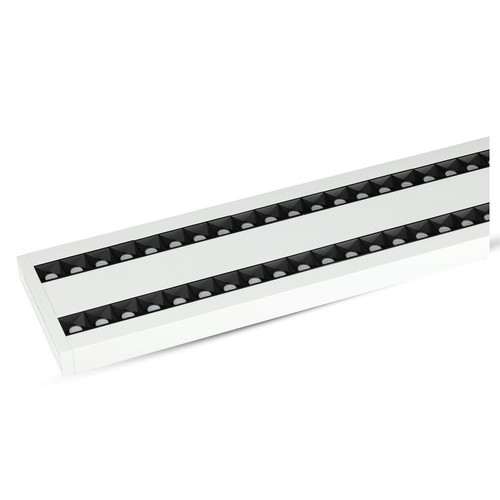 60W LED Lineær Hængende Lys - Samsung Chip 4000K, Hvid, Forbindelig