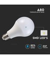 E27 18W LED pære - A80