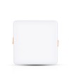 18W LED Panel - Justerbar, Samsung Chip, 6400K, Firkantet