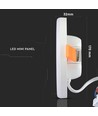 18W LED Panel - Justerbar, Samsung Chip, 6400K, Firkantet