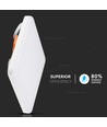 18W LED Panel - Justerbar, Samsung Chip, 6400K, Firkantet