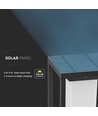 2W LED Solar Bollard - Samsung LED-chip, 3000K, grå hus