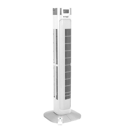55W LED tårnvifte - temperaturvisning, fjernbetjening, 36 tommer