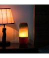 6W bærbar Bluetooth højttaler med LED lys - Rød, 1800mAh batteri, USB/TF/AUX, 5V DC