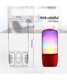 2*3W Bluetooth Højttaler - LED-lys, USB TF-kortplads, rød