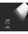 40W LED solcelle projektør - 1050lm, IP65, inkl. solpanel og fjernbetjening, 4000K