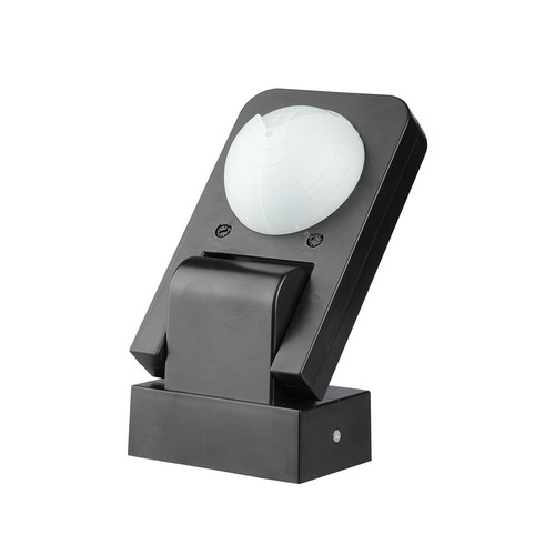 Infrarød Bevægelsessensor - Sort, IP65 (Maks: 1000W LED)