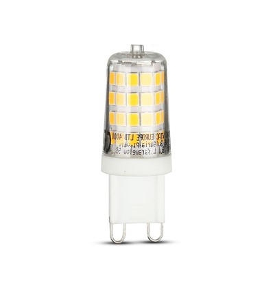 3W spotlys G9 - LED, plastik, 6400K, 6 stk/pakke.
