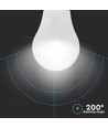 9W A60 LED pære E27 - Mikrobølgesensor, 6400K