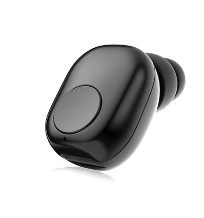 Bluetooth earbuds med mikrofon - Sort, 10m rækkevidde, op til 3 timers spilletid