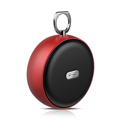 Bærbar Bluetooth-Højtaler - TWS-Funktion, 800mAh Batteri, Rød