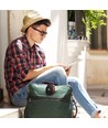 Bærbar Bluetooth-Højtaler - TWS-Funktion, 800mAh Batteri, Rød