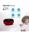 Rød bærbar Bluetooth højtaler - TWS funktion, 800mAh batteri, 4 timers spilletid