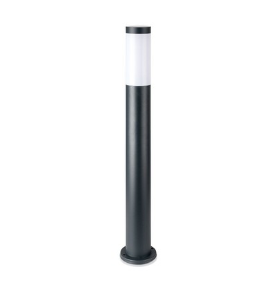 V-Tac grå havelampe, rustfri - 80 cm, IP44 udendørs, E27 fatning, uden lyskilde