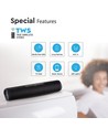bærbar Bluetooth-højttaler - 1200mAh batteri, TWS-funktion