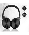 Bluetooth trådløse hovedtelefoner, sort - 500mAh batteri, op til 12 timers spilletid, drejbart hoved