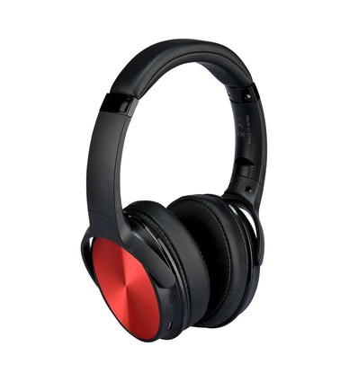 Bluetooth hovedtelefoner - 500mAh, rød