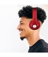 Bluetooth trådløse hovedtelefoner - Rød, op til 12 timers spilletid, Micro SD og AUX indgang