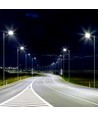 150W LED Gadelampe - Samsung chip 5700K, Inventronics driver, 140 lm/W