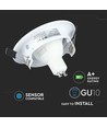 GU10 5W - Spotlight, Hvidt Hus, 4000K, 3 stk/pakke