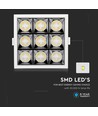 36W Downlight - LED reflektor, Samsung chip, 2700K, 12D