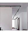 LED Magnetisk Lineær Lys 20W - 3000K, Sort, IP20, 24V