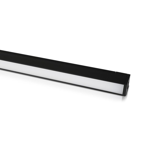 30W Magnetisk Lineær Lys - 3000K, Sort, IP20, 24V