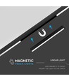 30W Magnetisk Lineær Lys - 3000K, Sort, IP20, 24V