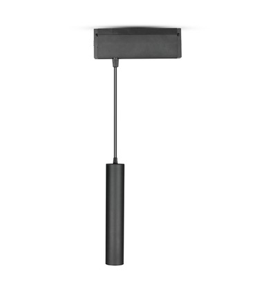 15W LED magnetisk lineær hængende suspensionslys - 4000K, sort, IP20, 24V