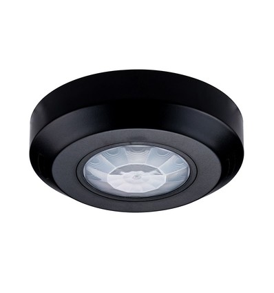Loftsensor - sort hus, max: 200W LED