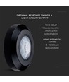 Loftsensor - sort hus, max: 200W LED