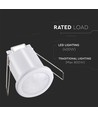 PIR loftsensor - hvidt hus, maks: 400W LED