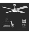 35W LED Loftventilator med Lyskit - RF Kontrol, 4 Vinger, DC Motor