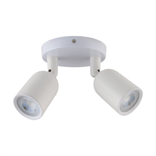 EN: VT-897 2xGU10 WALL FITTING WHITE