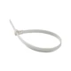 100x Kabelbindere / Kabelstrips - 3,5 x 200 mm, Hvid, 100 stk.