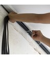 100x Kabelbindere / Kabelstrips - 3,5 x 200 mm, Hvid, 100 stk.