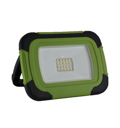 10W LED Projektør - Genopladelig, Samsung Chip, 4000K, SOS Flash