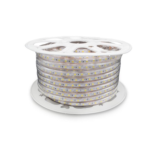 60 LED Stripelys 8.5W/m - 4000K, IP66, 220V, 50m/rulle