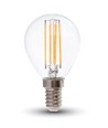 P45 LED Pære 6W E14 - Klart Glas, 2700K, 130lm/W