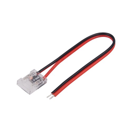 Forbindelse til LED COB strip 8mm - enkelt hoved