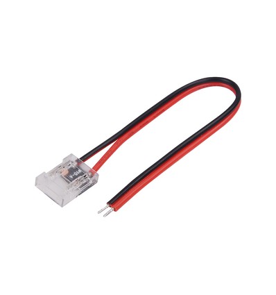 Forbindelse til LED COB strip 8mm - enkelt hoved