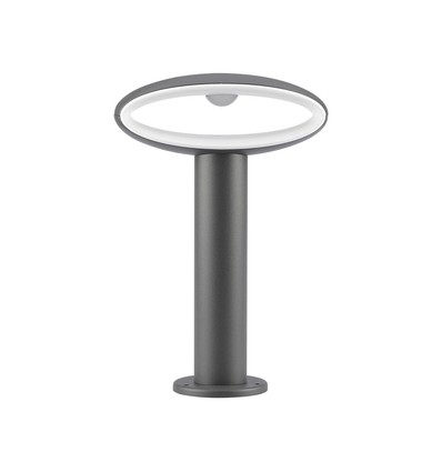 9W LED havelampe, 30cm - IP54, mørkegrå, 4000K, inkl. lyskilde