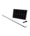 V-Tac 120cm armatur inkl. solcellepanel - 18W, CCT(3-i-1), Sensor, RF fjernbetjening, IP65 udendørs