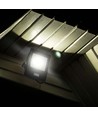 30W Projektør - PIR Sensor, Samsung Chip, 3000K, Sort Hus